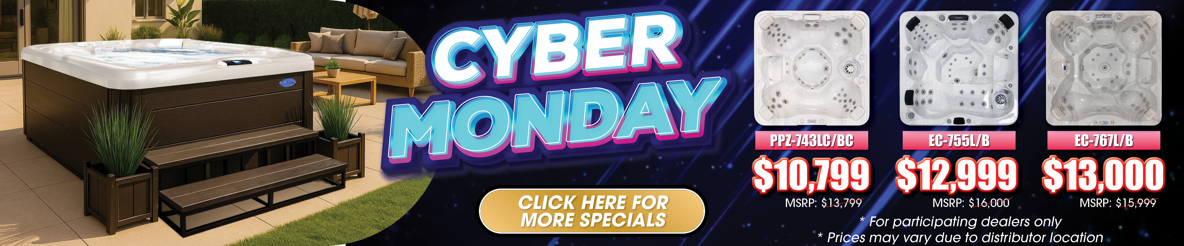 Calspas hot tub being used in a family setting - Oaklawn